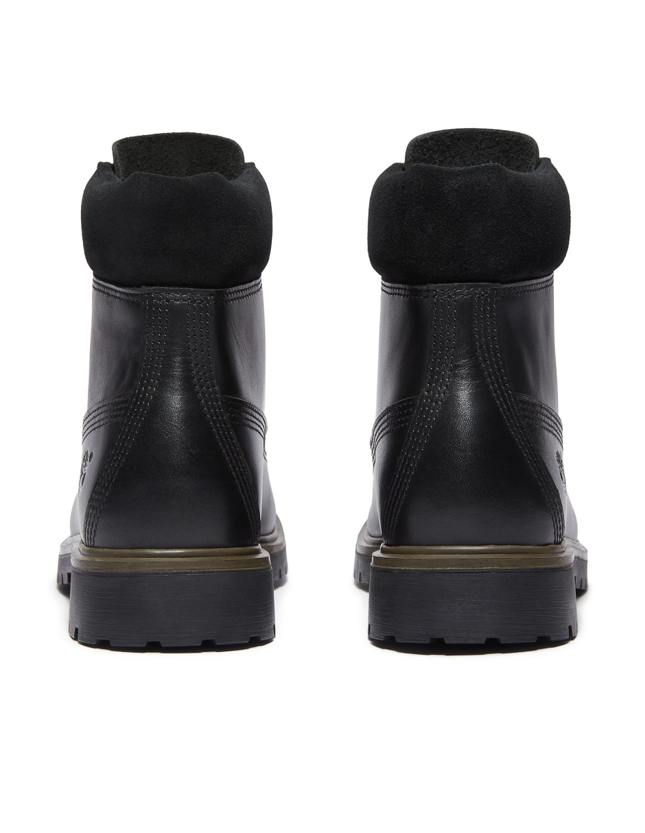 Bota arriba del tobillo de piel para mujer 6