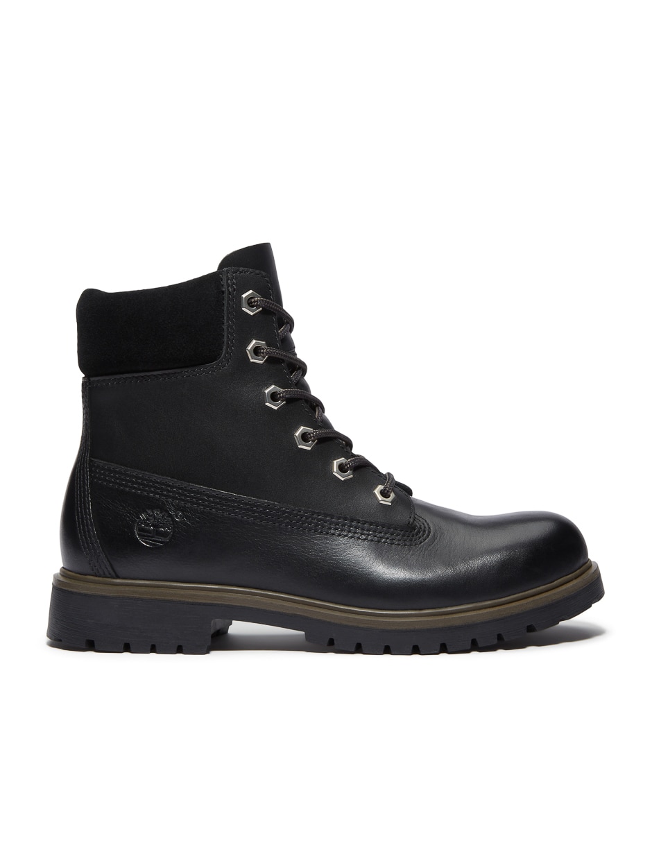 Bota arriba del tobillo de piel para mujer