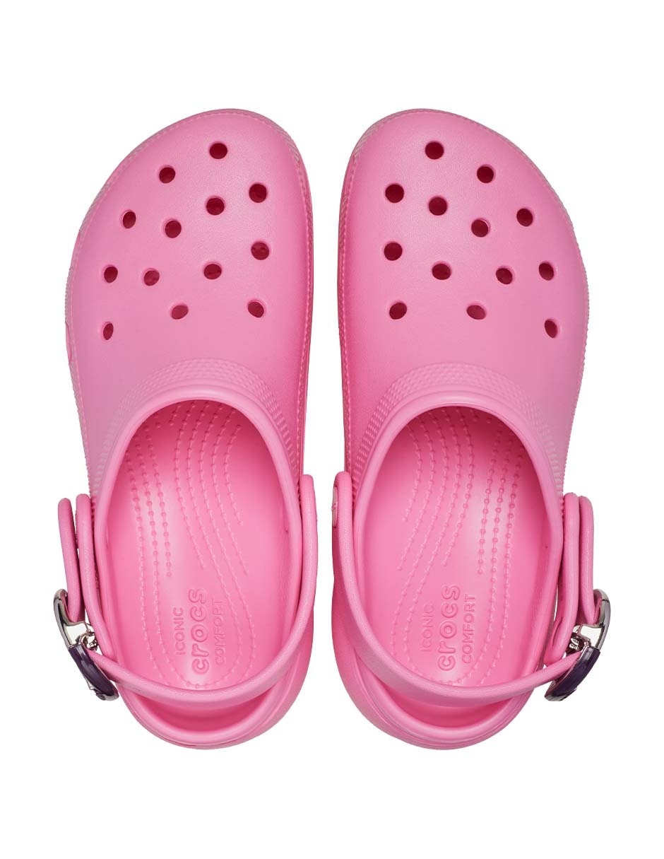 Sandalia Crocs Classic Platform Buckle Clog para mujer