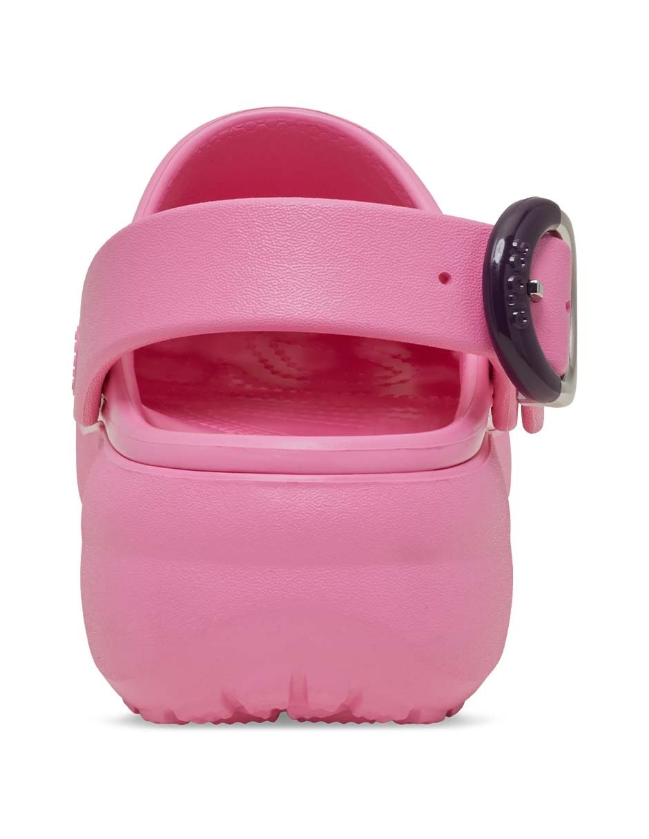 Sandalia Crocs Classic Platform Buckle Clog para mujer