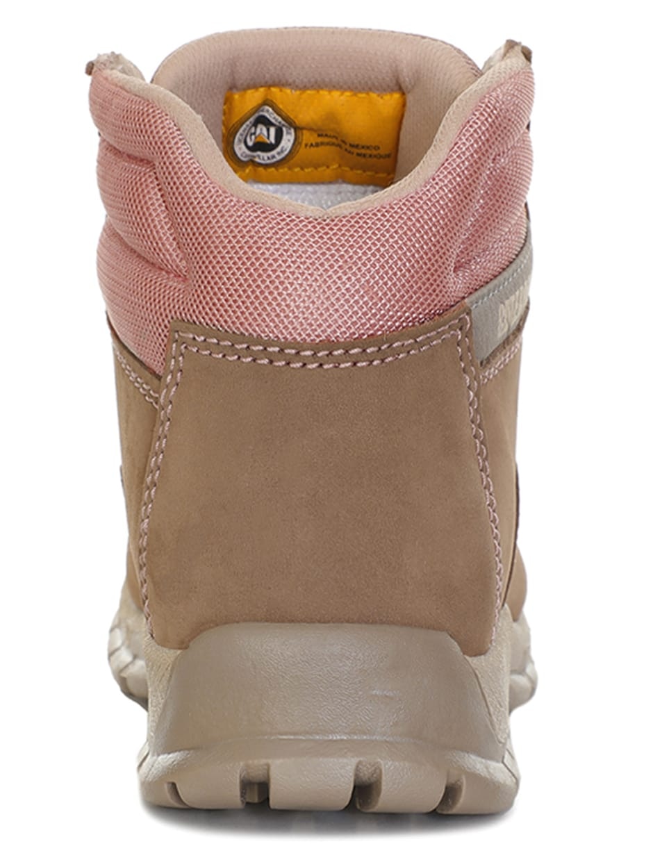 Bota arriba del tobillo de piel para mujer 7