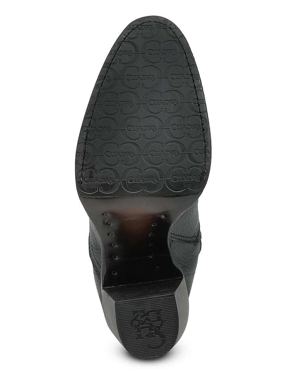 Bota cowboy abajo de la rodilla de piel bovino para mujer 5