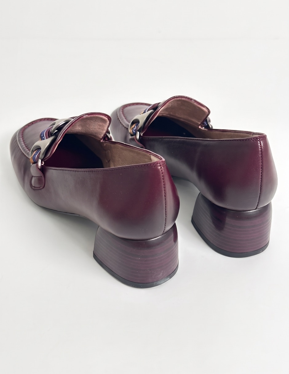 Zapatilla de piel para mujer 2