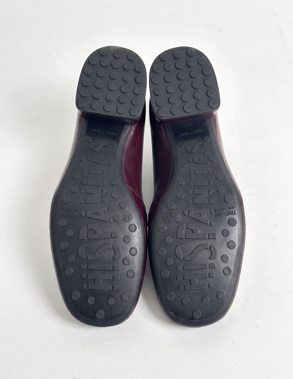 Zapatilla de piel para mujer 4