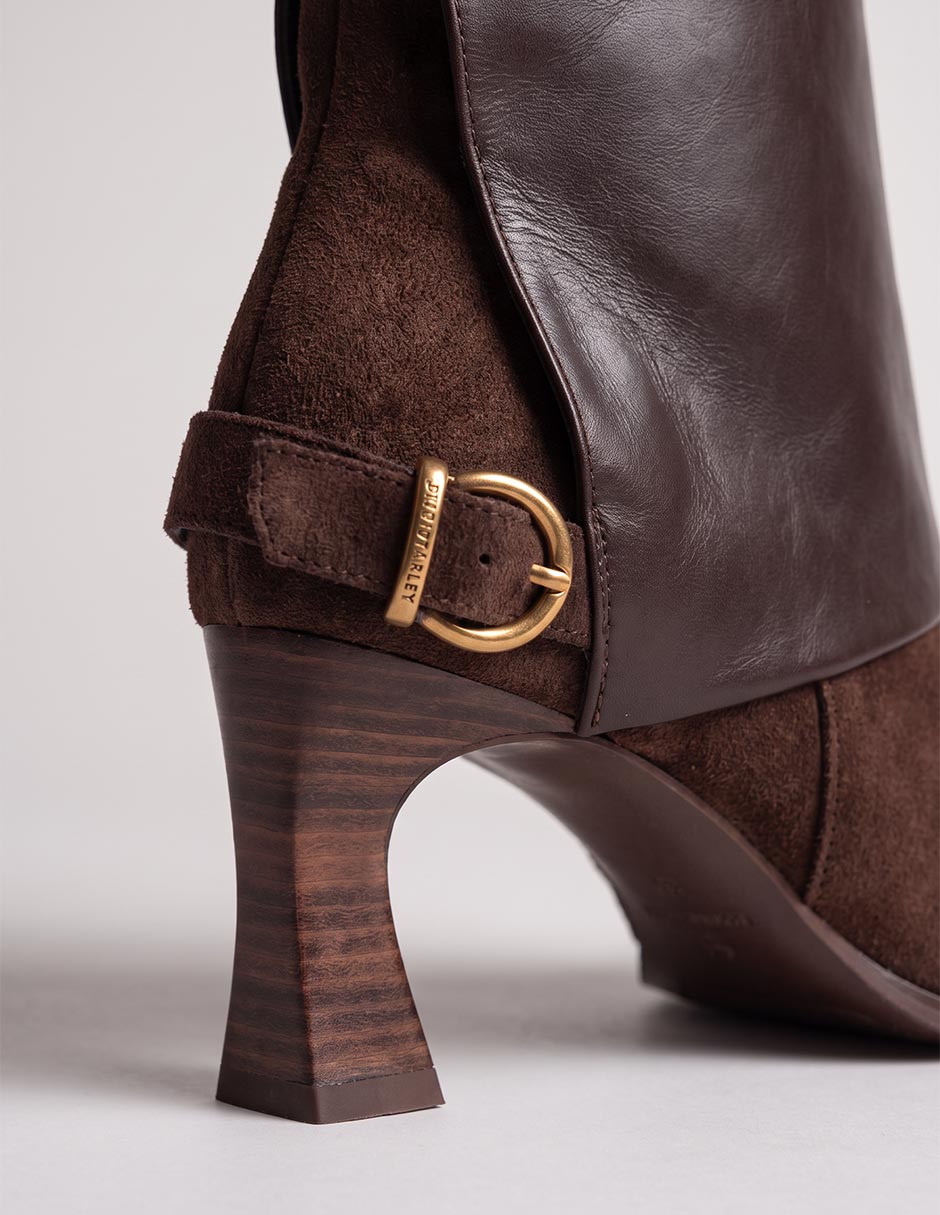 Bota al tobillo hispanitas de piel para mujer 3