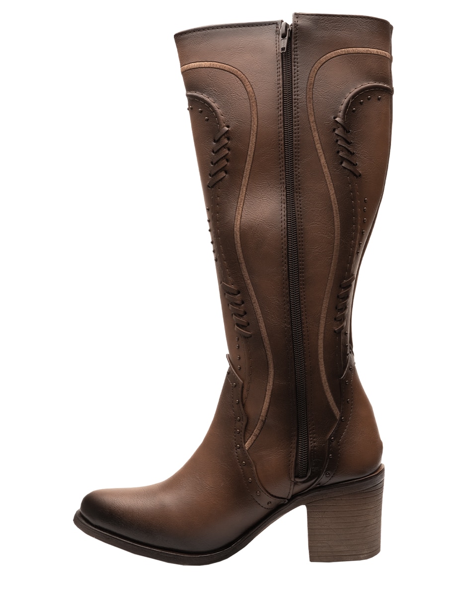 Bota cowboy Abajo de la rodilla Sin familia de Sintético para mujer Bota cowboy Abajo de la rodilla Sin familia de Sintético para mujer