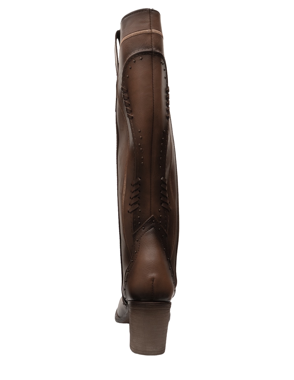 Bota cowboy Abajo de la rodilla Sin familia de Sintético para mujer 4