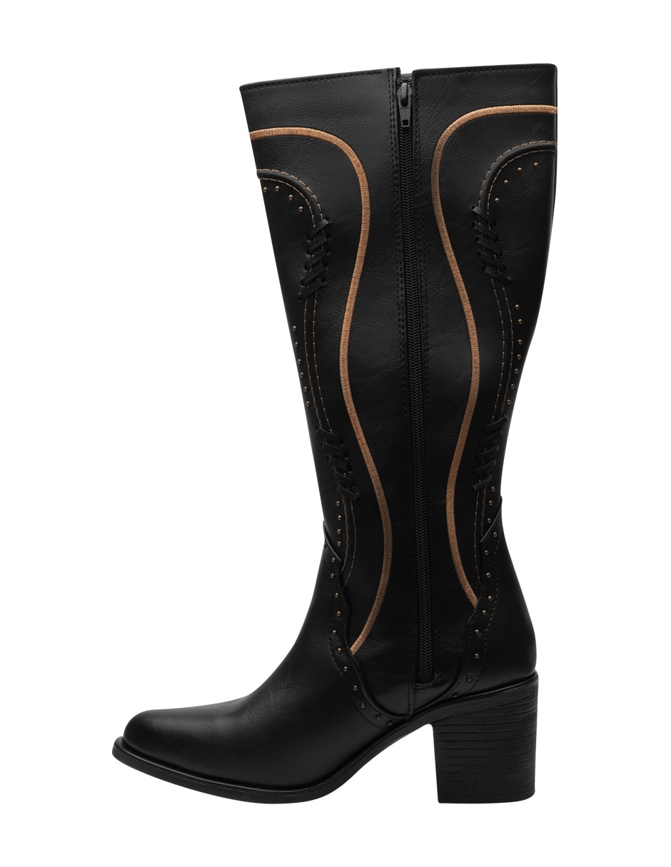 Bota cowboy abajo de la rodilla sin familia de sintético para mujer Bota cowboy abajo de la rodilla sin familia de sintético para mujer