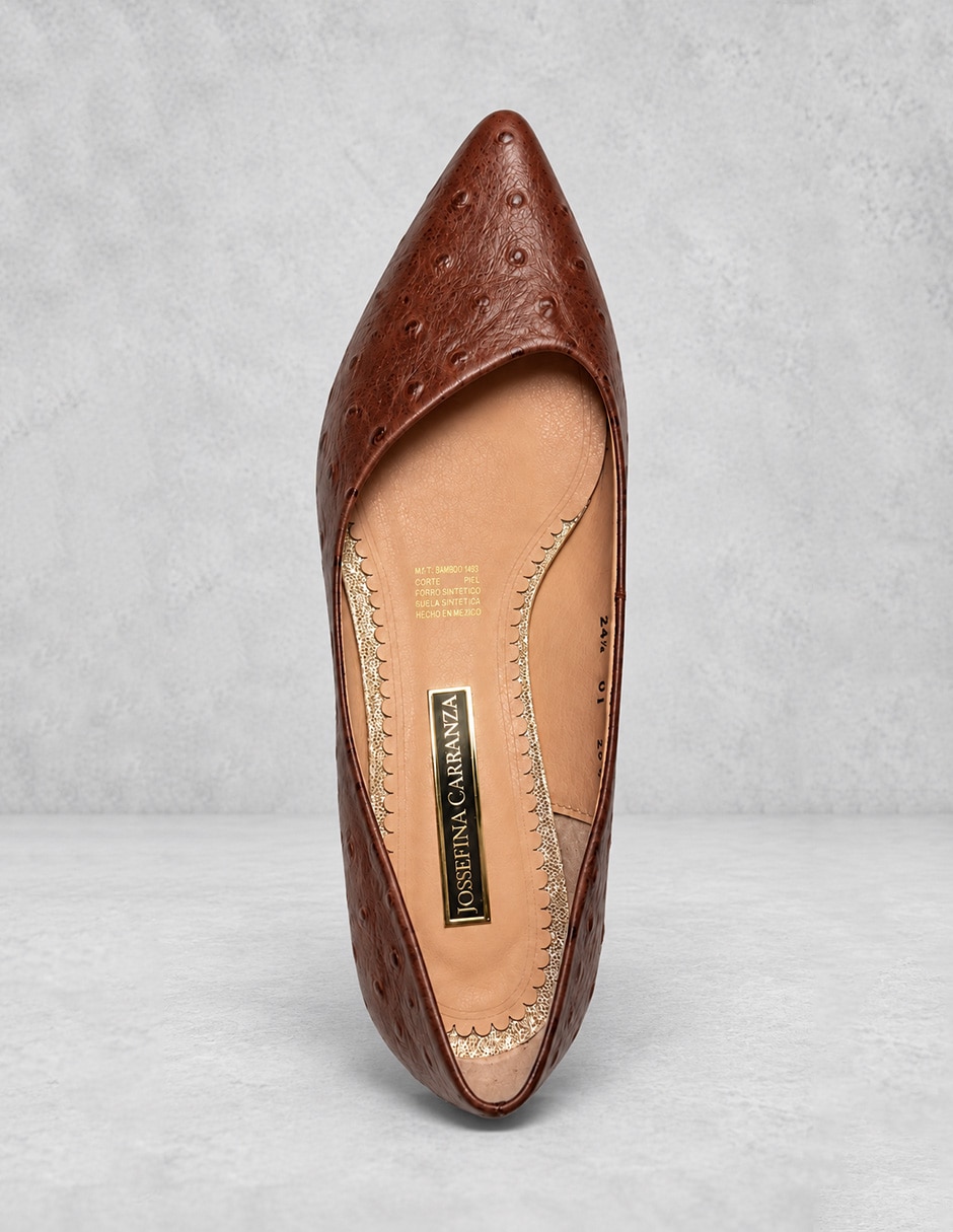 Zapatilla de piel 5