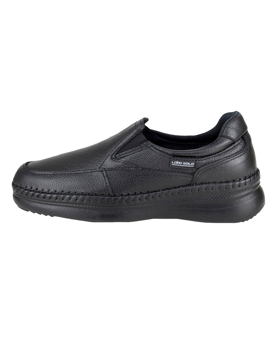 Mocasín de piel para mujer