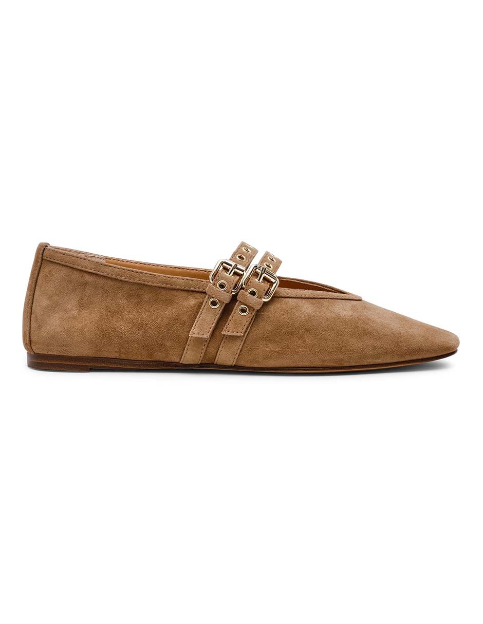 Balerina Steve Madden Lydia de gamuza para mujer
