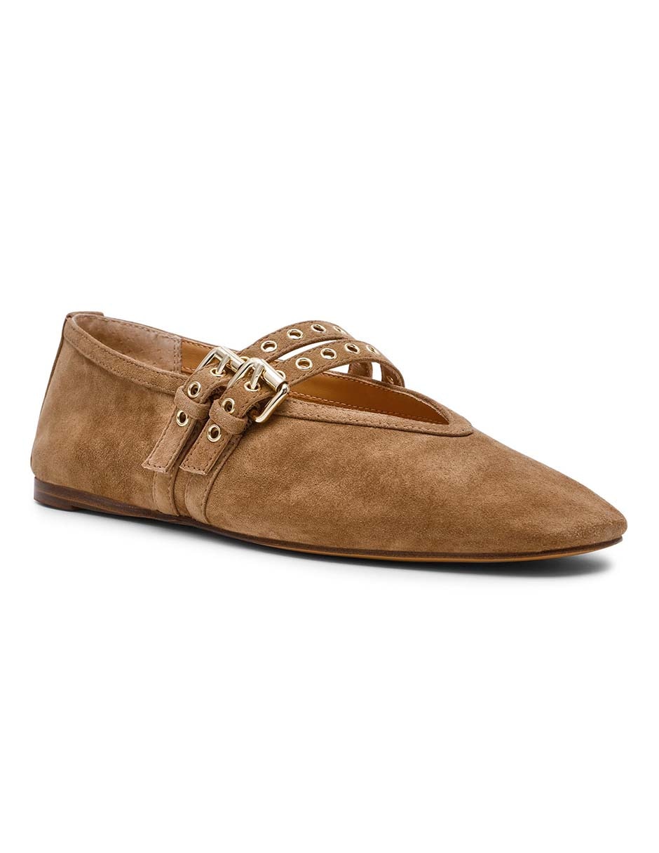 Balerina Steve Madden Lydia de gamuza para mujer