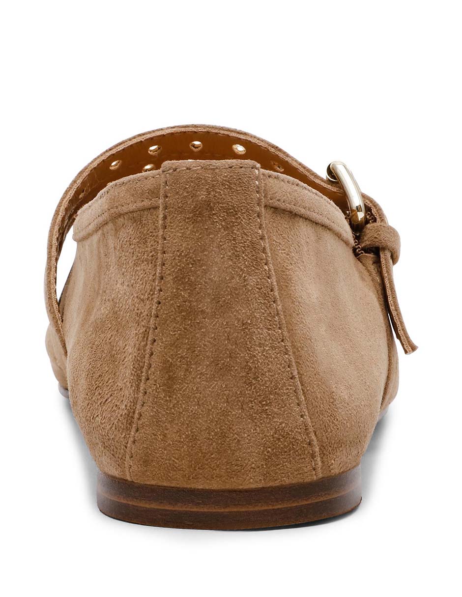 Balerina Steve Madden Lydia de gamuza para mujer