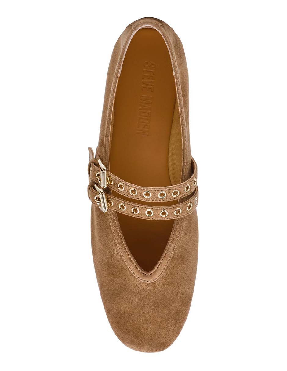 Balerina Steve Madden Lydia de gamuza para mujer