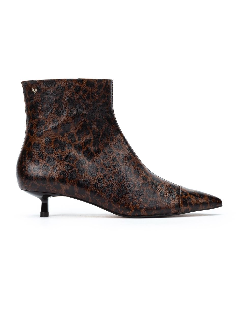 Bota media pierna de cuero para mujer Bota media pierna de cuero para mujer