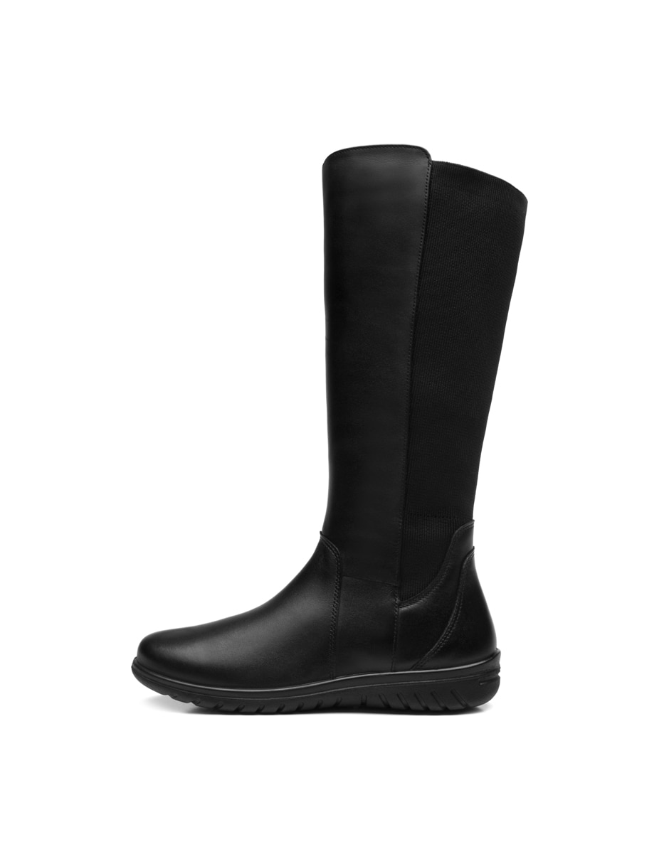 Bota abajo de la rodilla de piel para mujer Bota abajo de la rodilla de piel para mujer