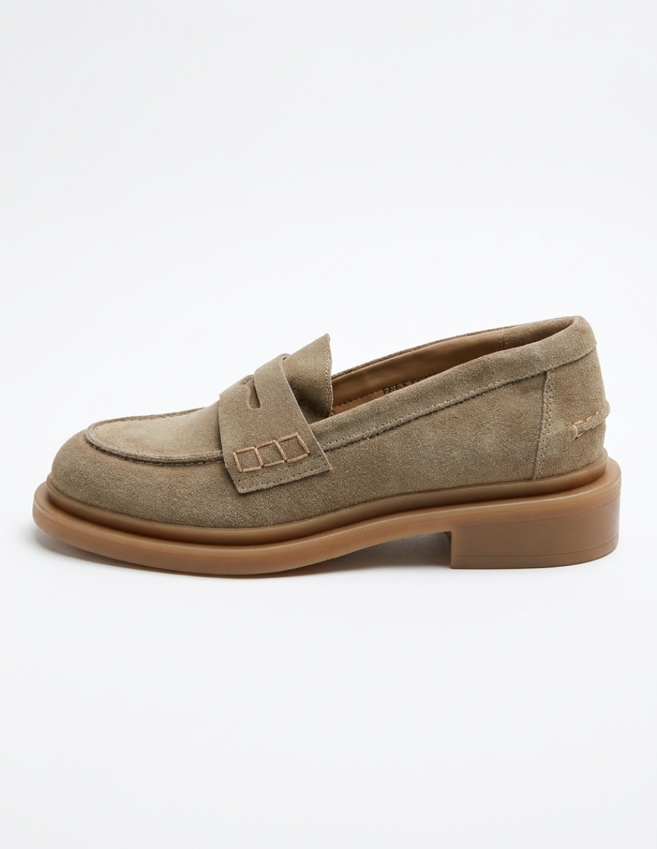 Mocasín de piel para mujer 1