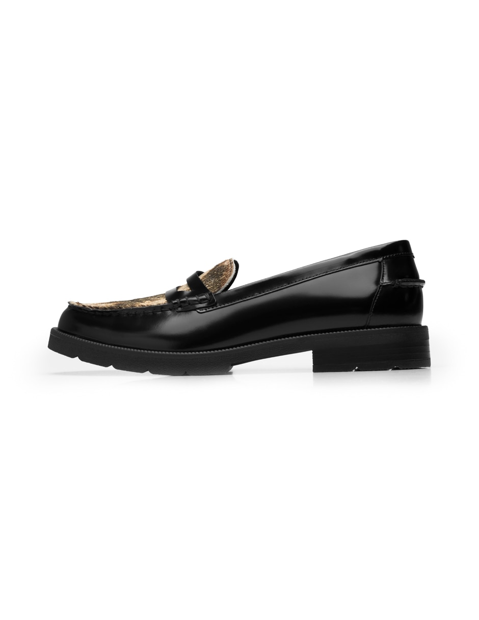 Mocasin casual de piel para mujer Mocasin casual de piel para mujer