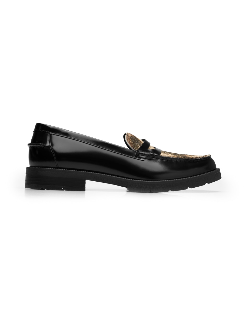 Mocasin casual de piel para mujer 5