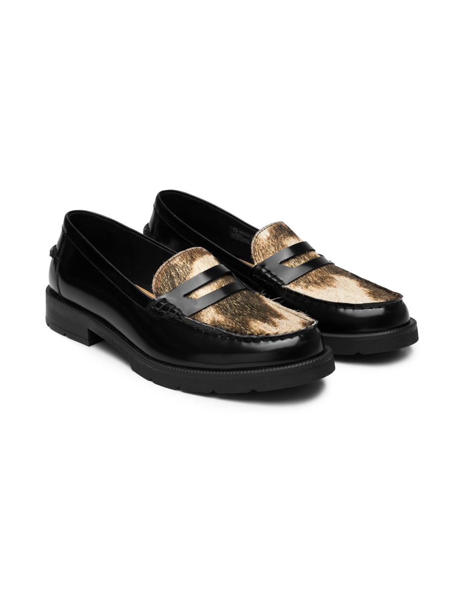 Mocasin casual de piel para mujer 6