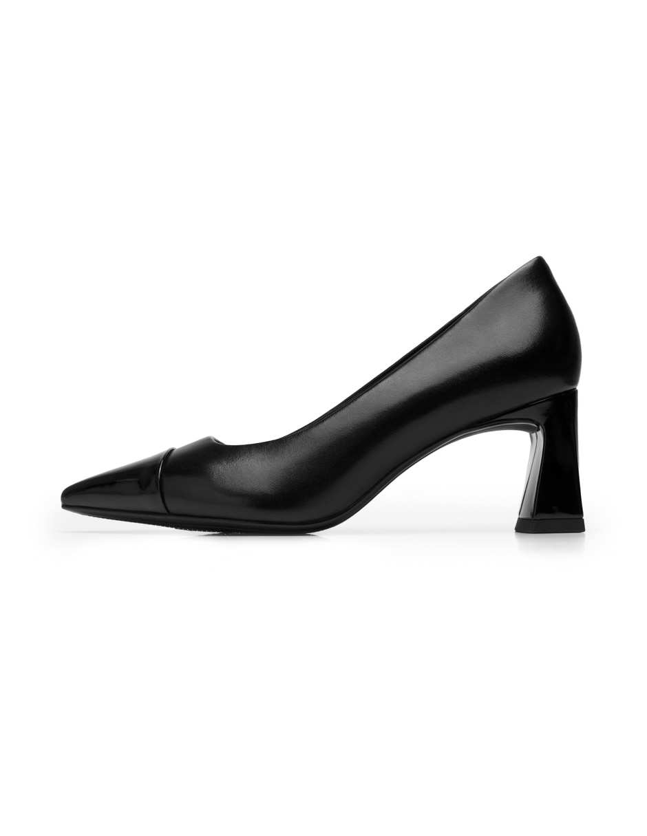Zapatilla piel semivestir