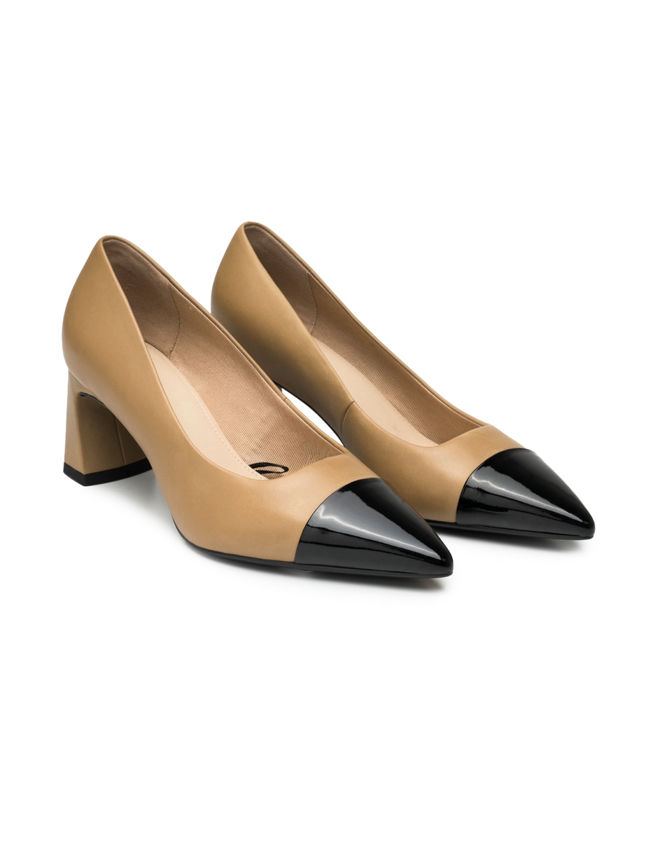 Zapatilla piel semivestir 2