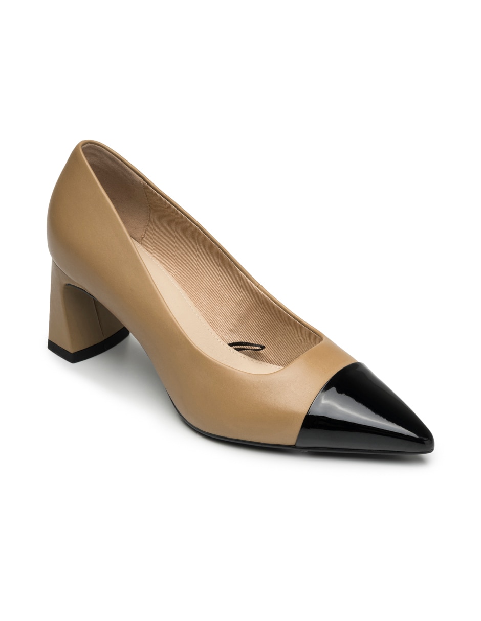 Zapatilla piel semivestir 3