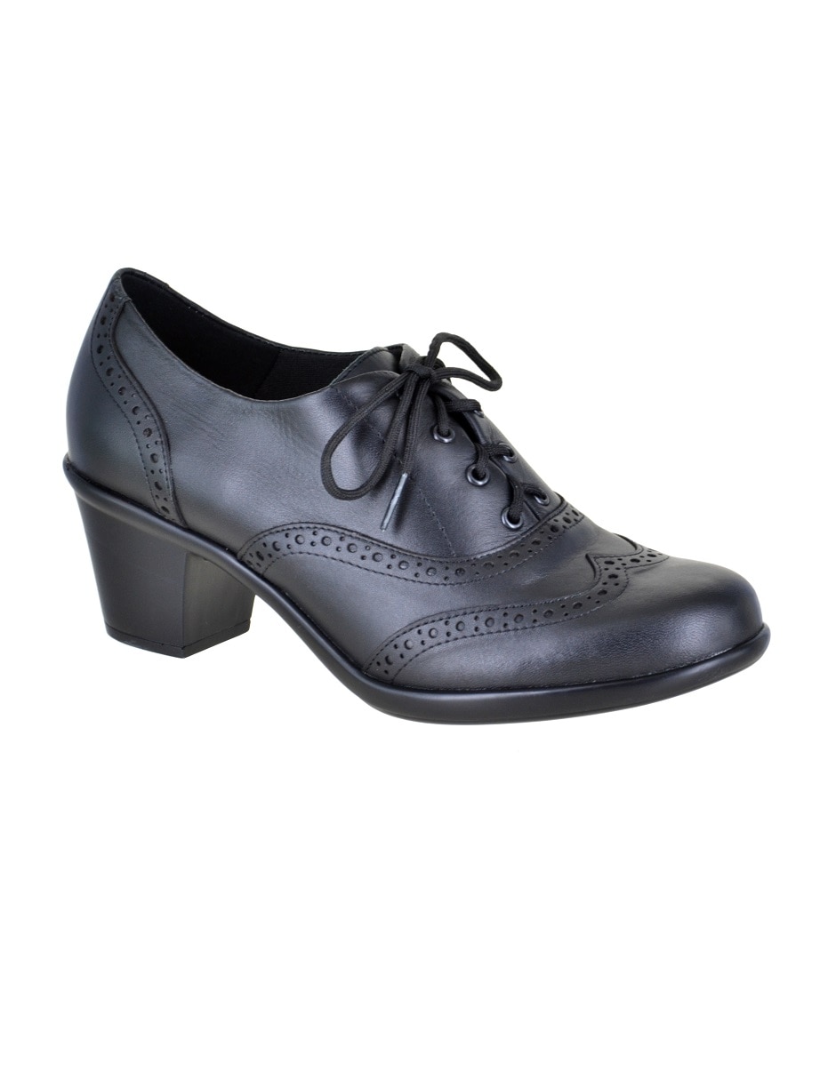 Zapato de tacón de piel para mujer Zapato de tacón de piel para mujer