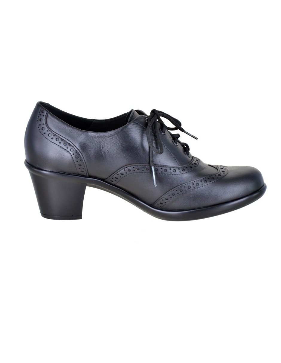 Zapato de tacón de piel para mujer