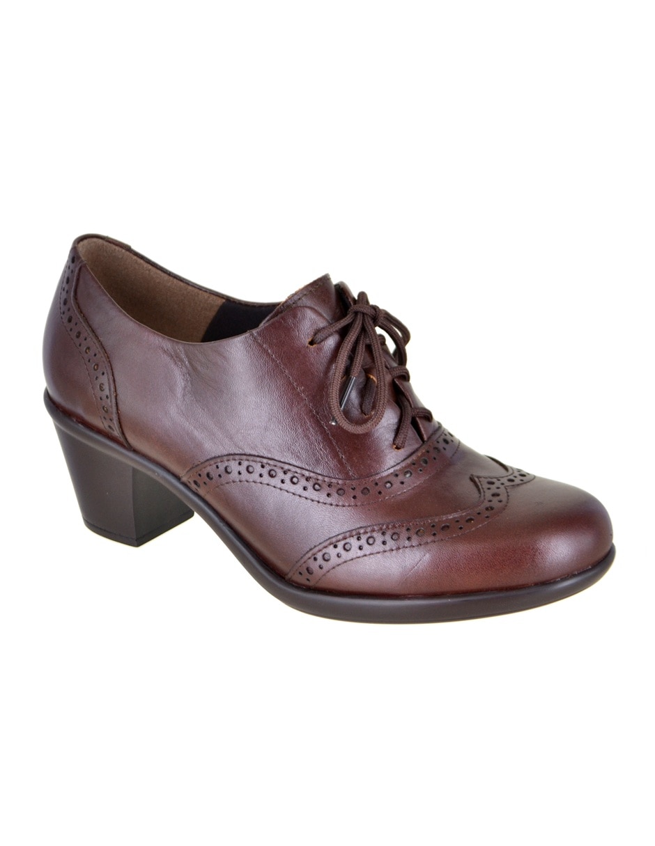 Zapato de tacón de piel para mujer