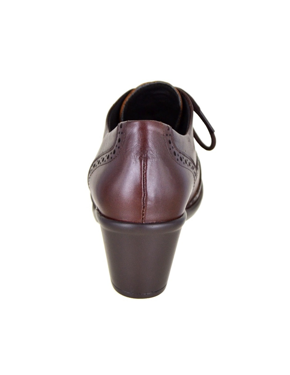 Zapato de tacón de piel para mujer