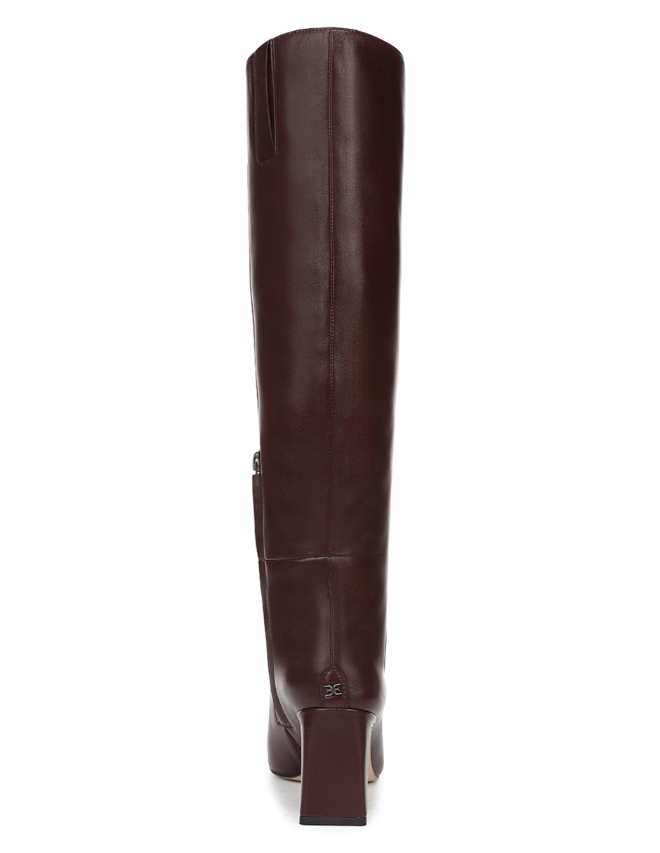 Bota abajo de la rodilla sylvia de piel para mujer 4