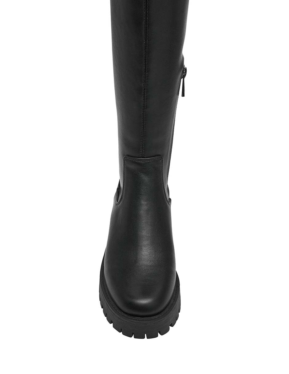 Bota abajo de la rodilla para mujer