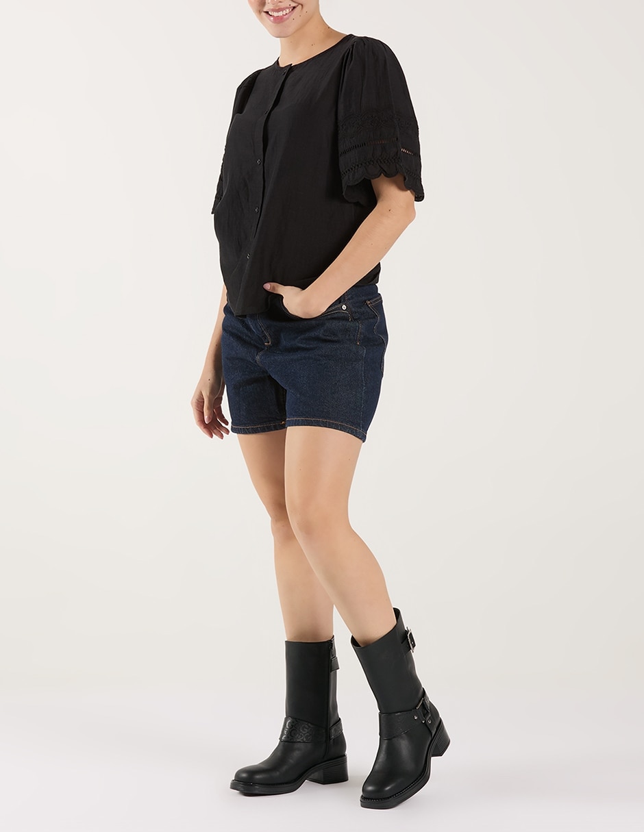 Bota arriba del tobillo para mujer 7