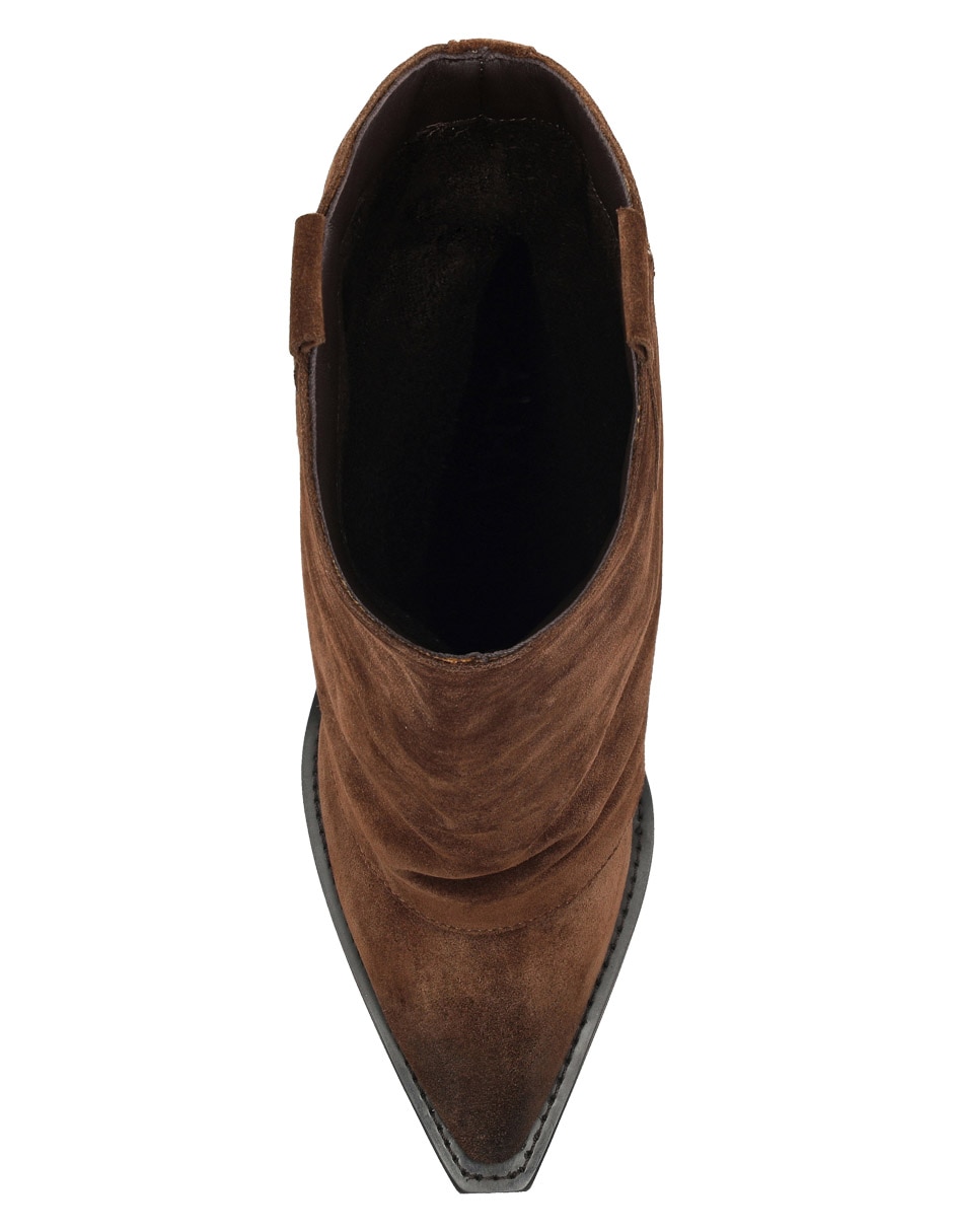 Bota media pierna de piel para mujer 2