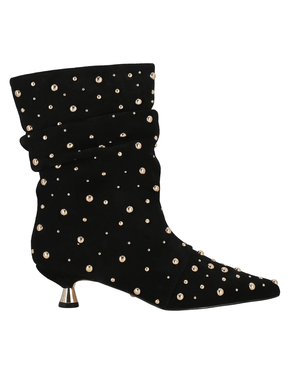 Bota arriba del tobillo de piel para mujer 4