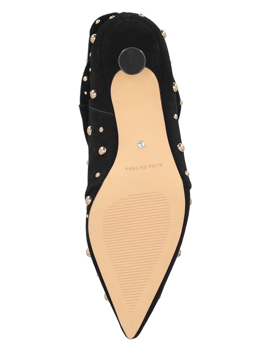 Bota arriba del tobillo de piel para mujer 6