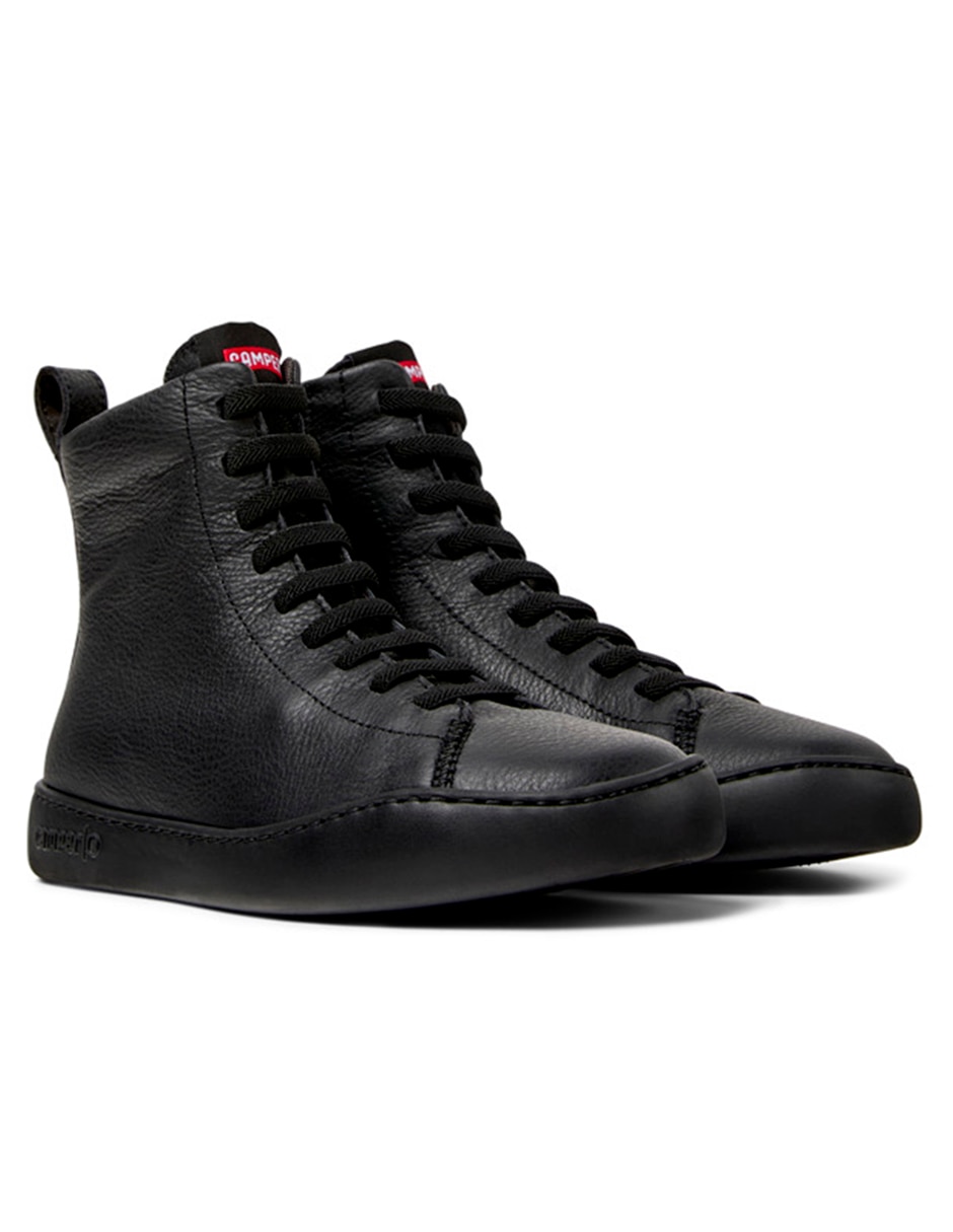 Bota arriba del tobillo de piel para mujer 5