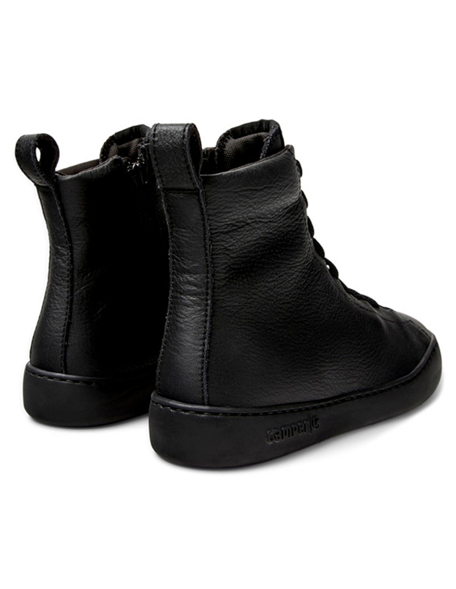 Bota arriba del tobillo de piel para mujer 4