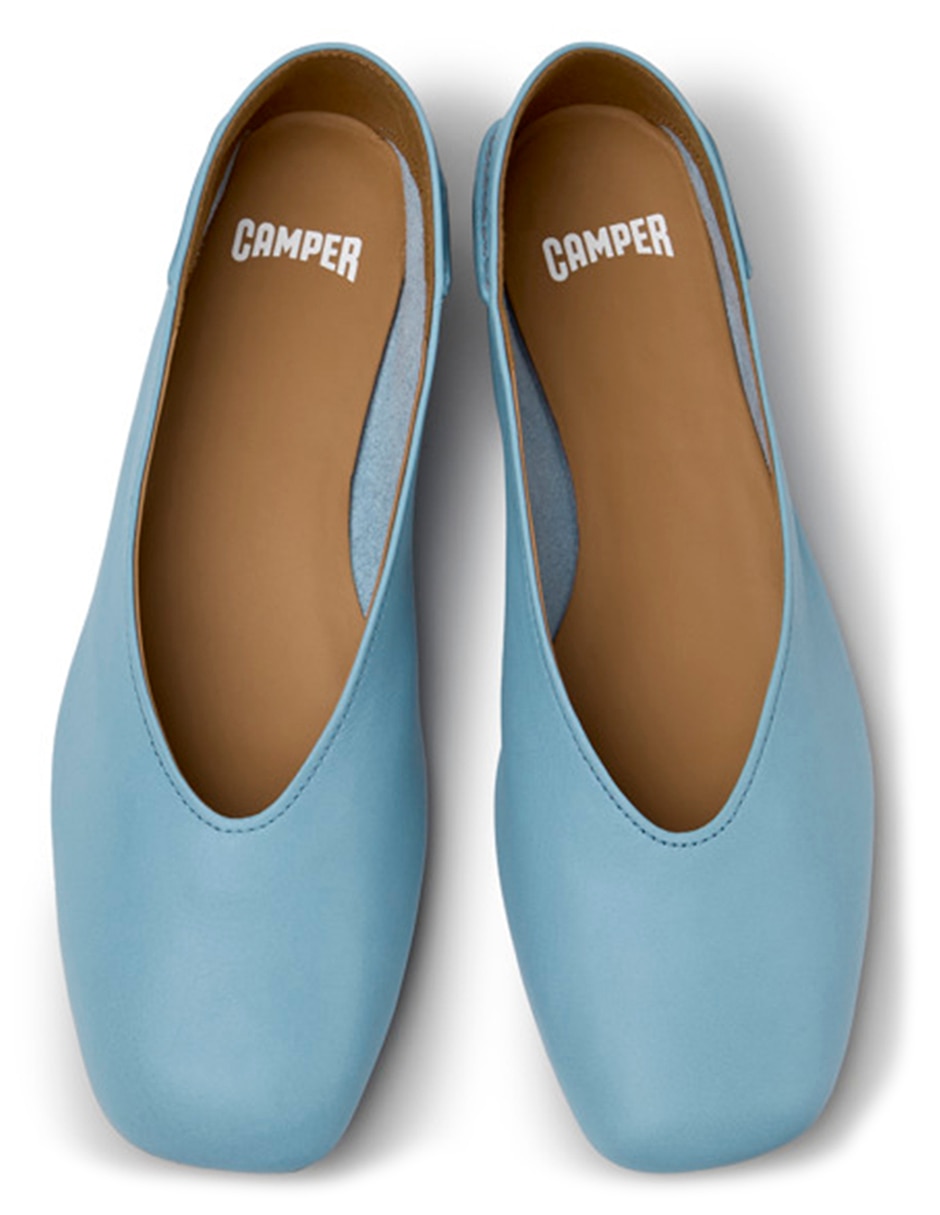 Balerina casi myra de piel para mujer 4