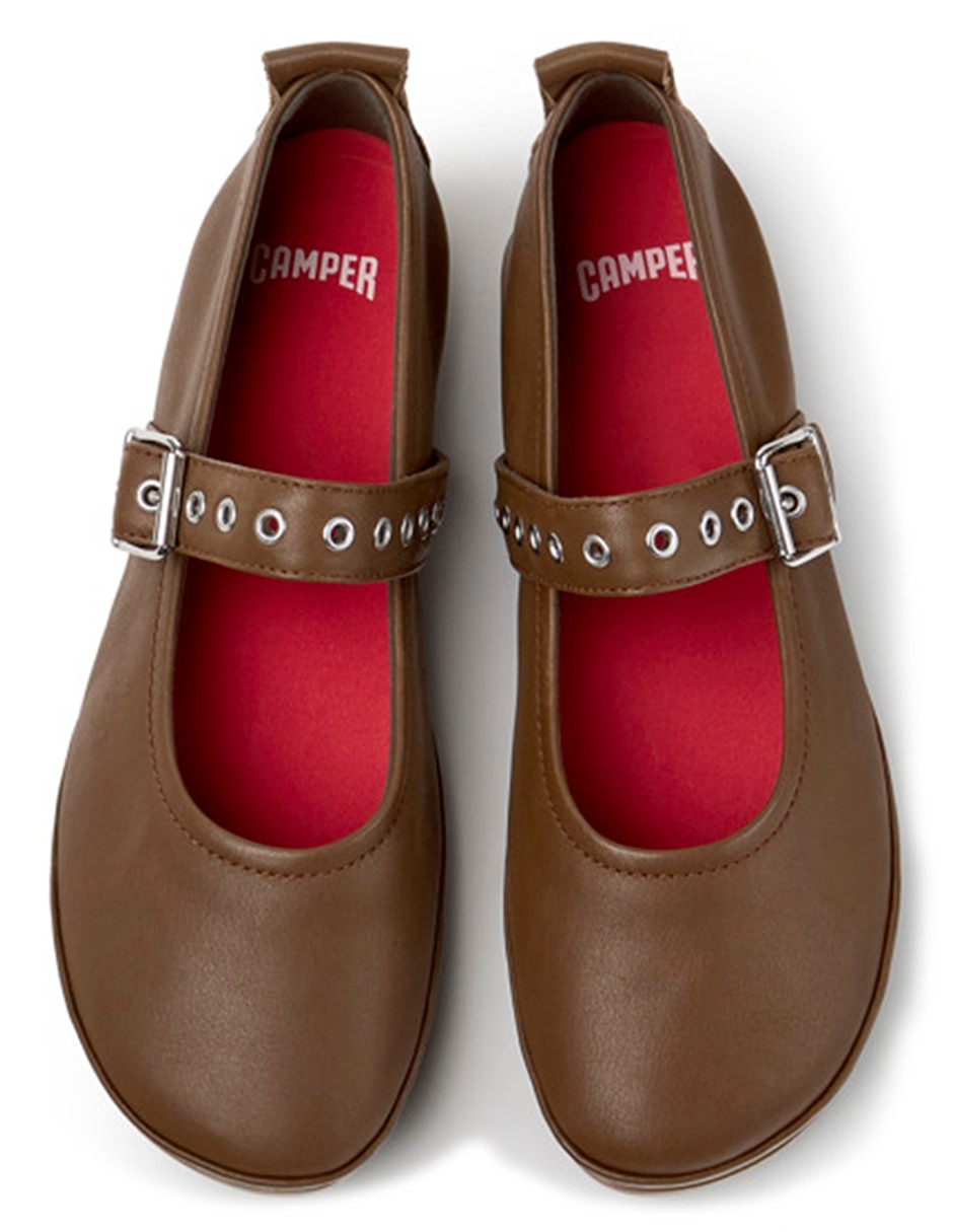 Balerina right nina de piel para mujer 6