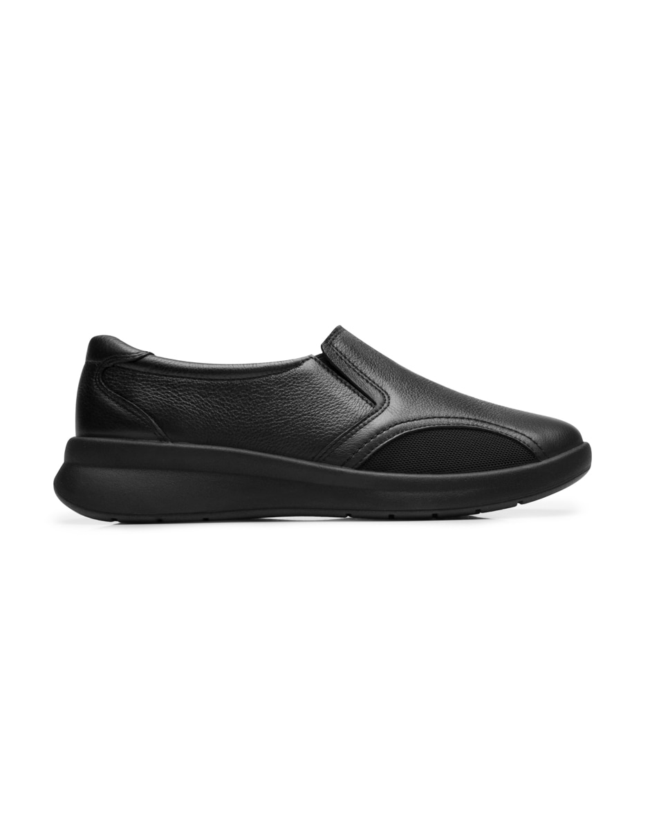 Mocasín casual de piel para mujer 3