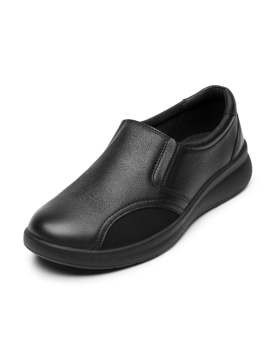 Mocasín casual de piel para mujer 5