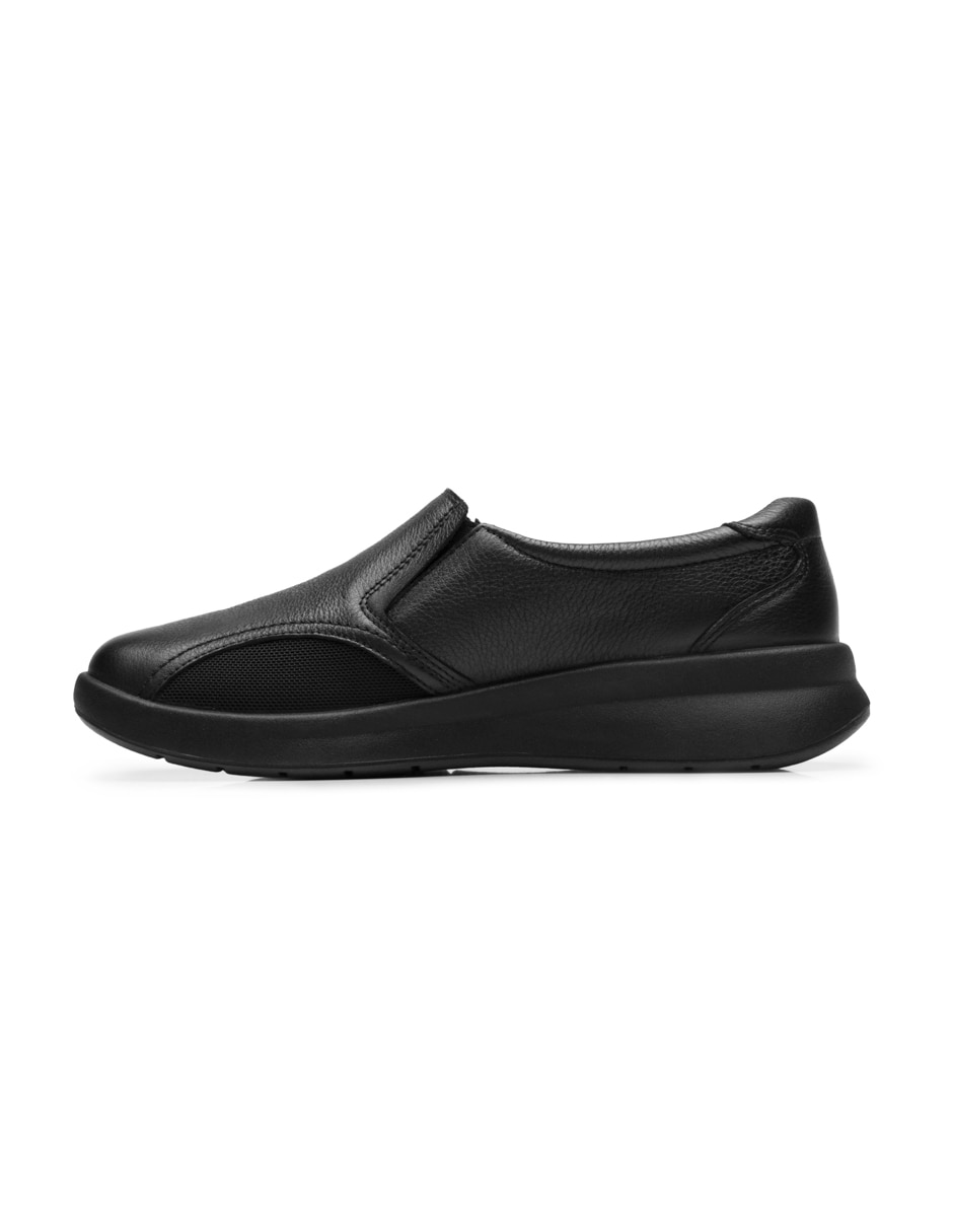 Mocasín casual de piel para mujer 7