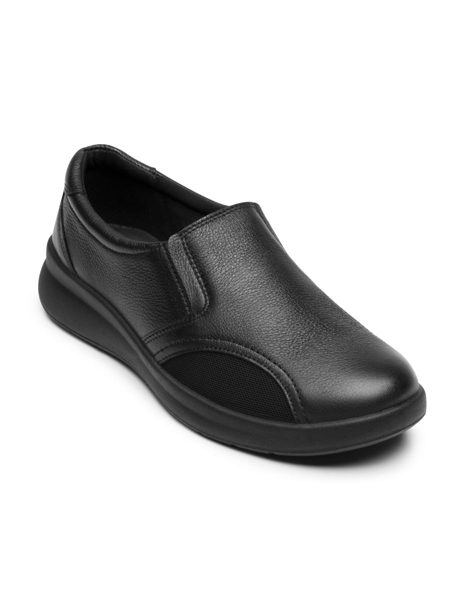 Mocasín casual de piel para mujer 9