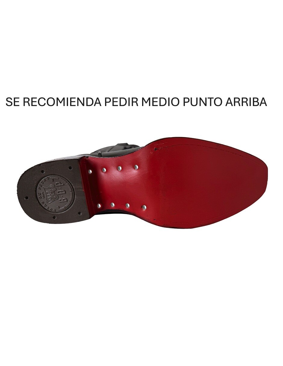 Bota abajo de la rodilla bdp de piel para mujer 9