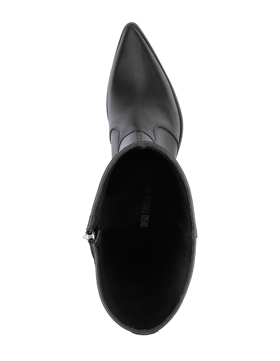 Bota arriba de la rodilla de piel para mujer 3