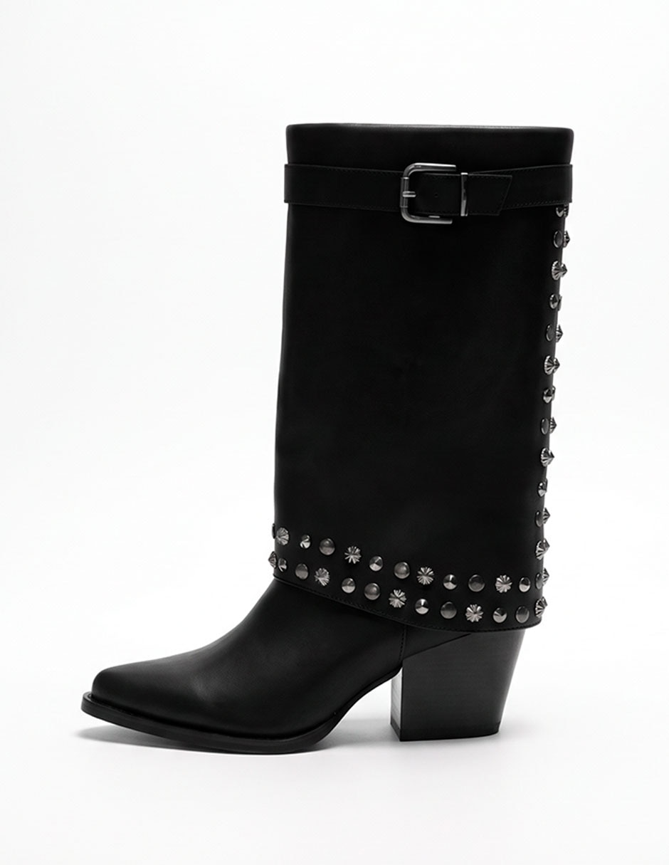 Bota de tacón sintético para mujer Bota de tacón sintético para mujer
