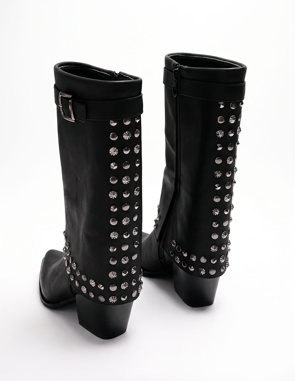 Bota de tacón sintético para mujer 2