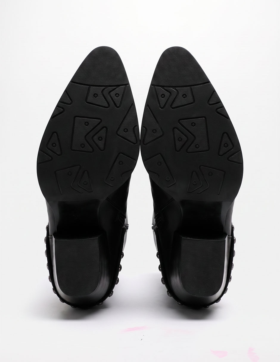 Bota de tacón sintético para mujer 4